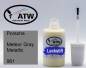 Preview: Porsche, Meteor Gray Metallic, 961: 20ml Lackstift, von ATW Autoteile West.